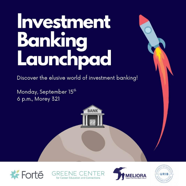 A poster for a banking launchpad AI-generated content may be incorrect.