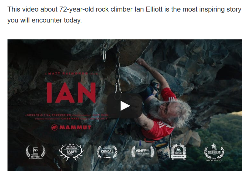 A person climbing a rock wall AI-generated content may be incorrect.